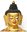 Amitabha Buddha, vergoldet