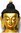 Amoghasiddhi Buddha, vergoldet
