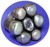 Silberring Perlen mit Zirkonium
