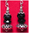 Silber Ohrringe mit schwarzem Onyx