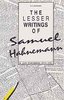 R. E. Dudgeon  The lesser Writings of Samuel Hahnemann