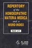 James Tyler Kents  Repertory of the homoeopathic Materia Medica