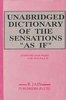 James William Ward Unabridged Dictionary of the Sensations