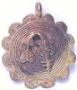 Adinkra Messing Amulett