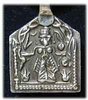 antikes Silberamulett mit Kali