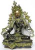 grüne Tara Statue